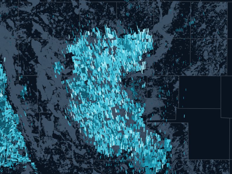 Permian wells mapped by lateral length