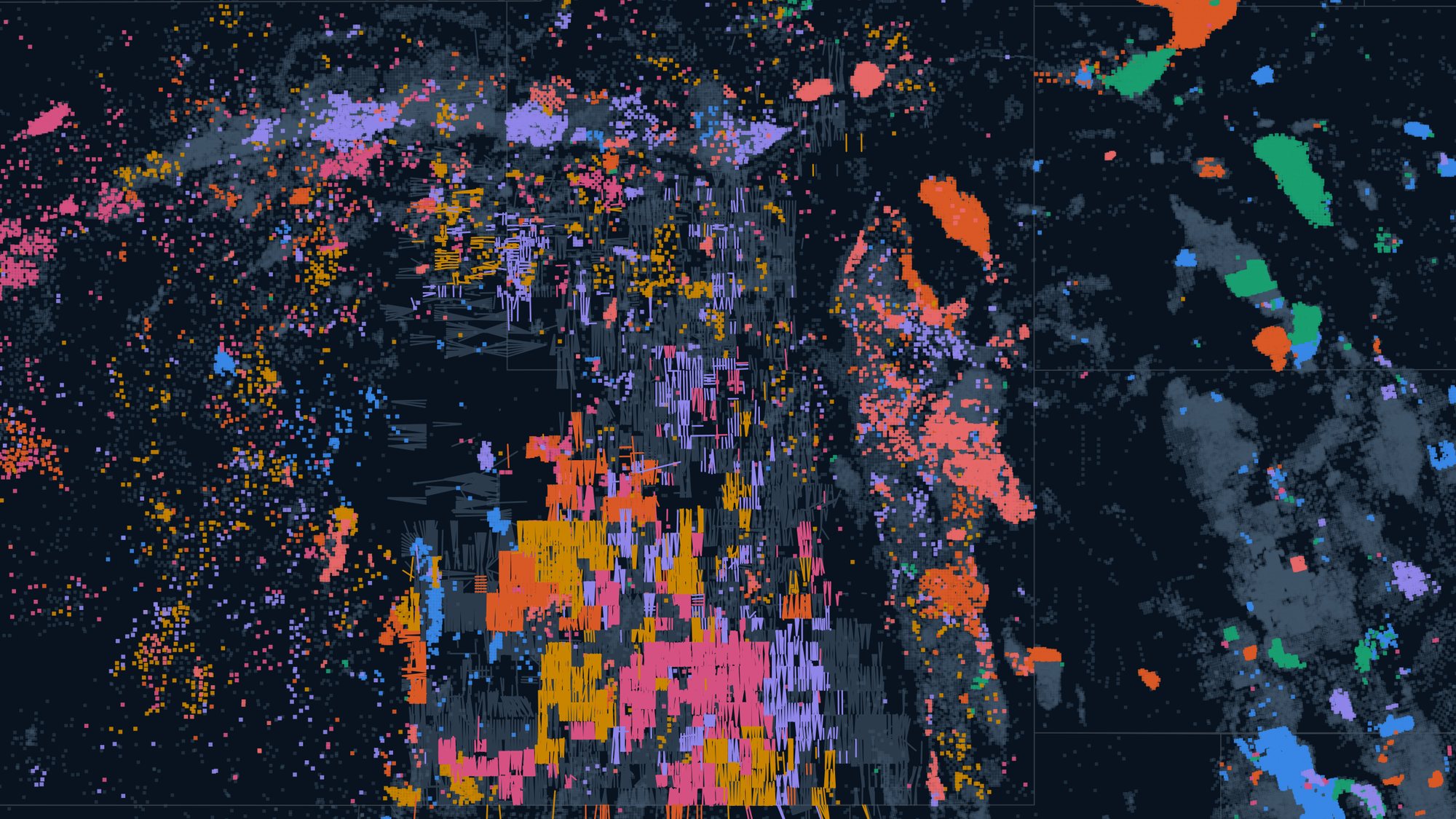 Permian wells mapped by operator