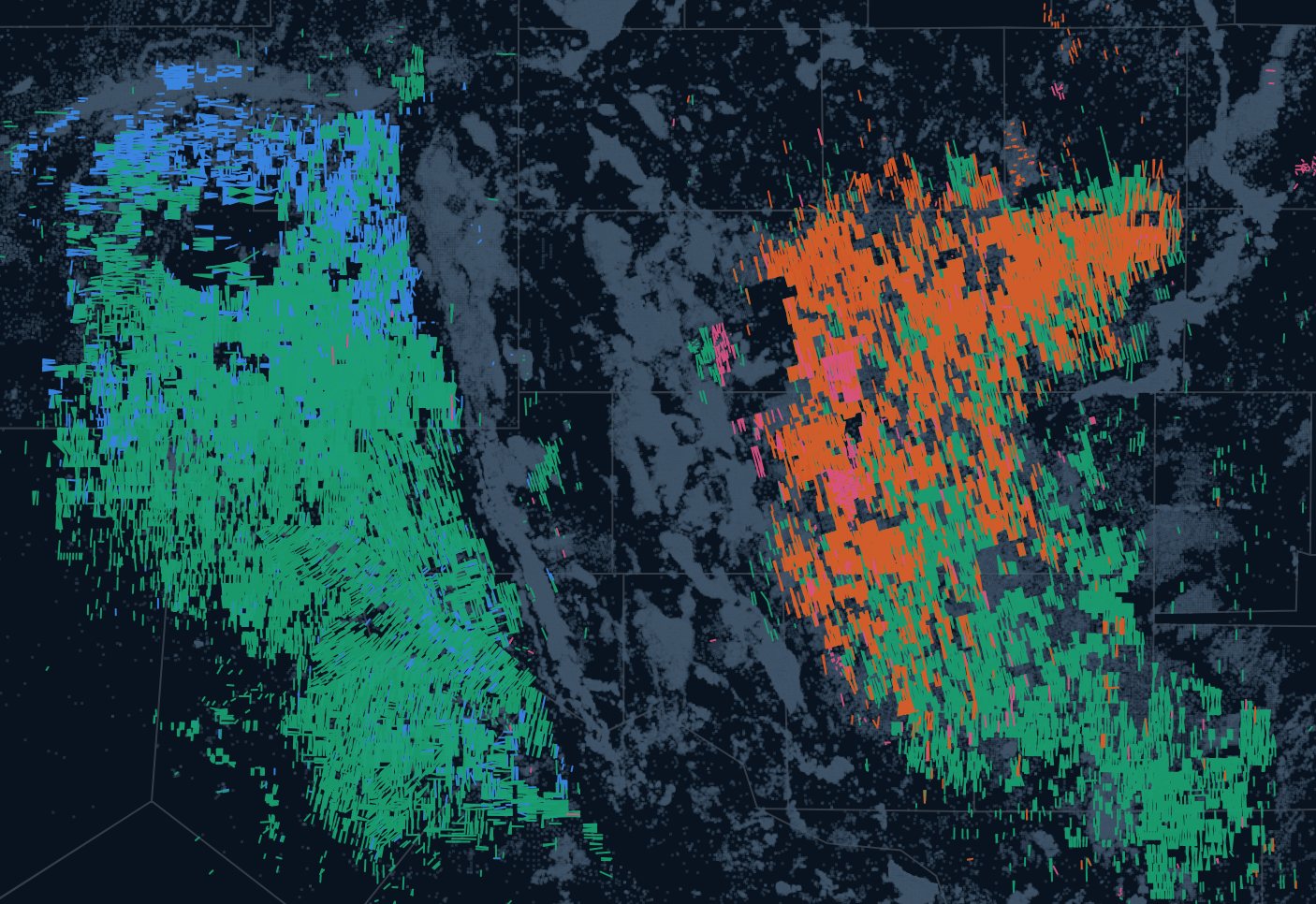 Permian wells mapped by landing zone