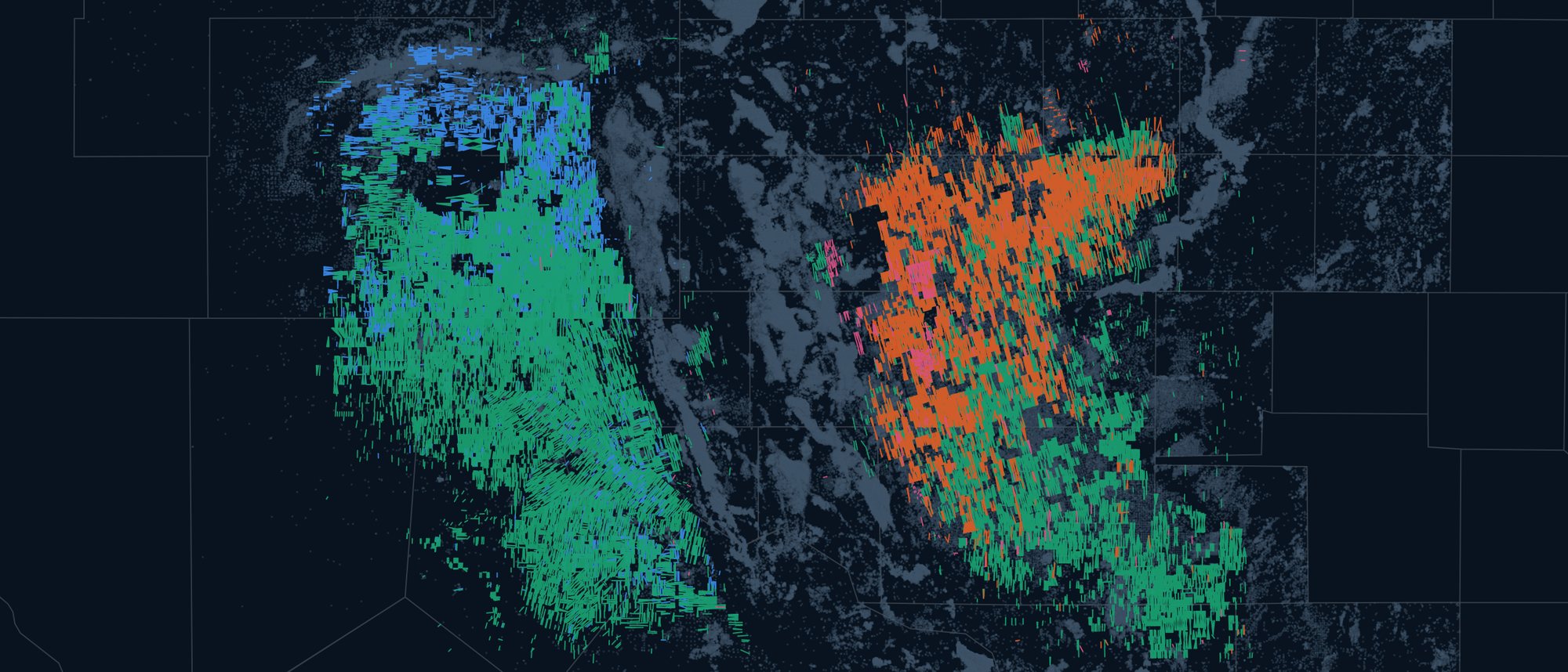 Permian wells mapped by landing zone